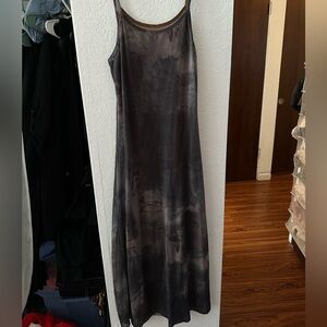 dark y2k watercolor layer dress 2 pieces